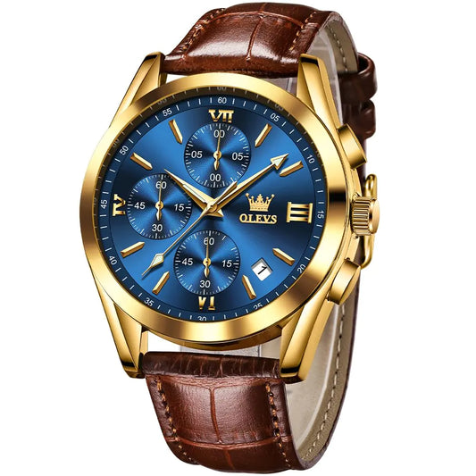 Waterproof Gold Watch